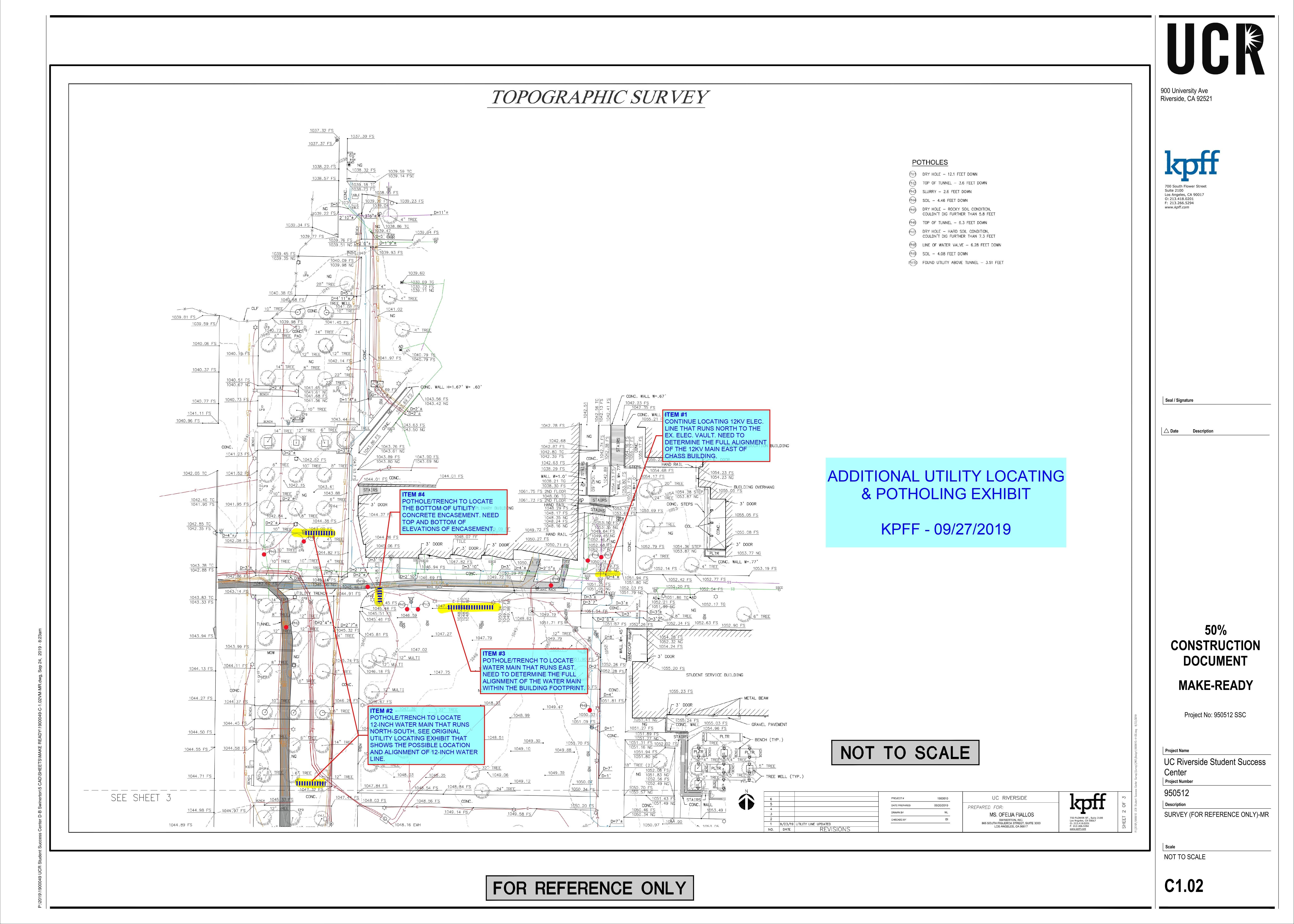 UCR SSC Addtl Locating and Potholing