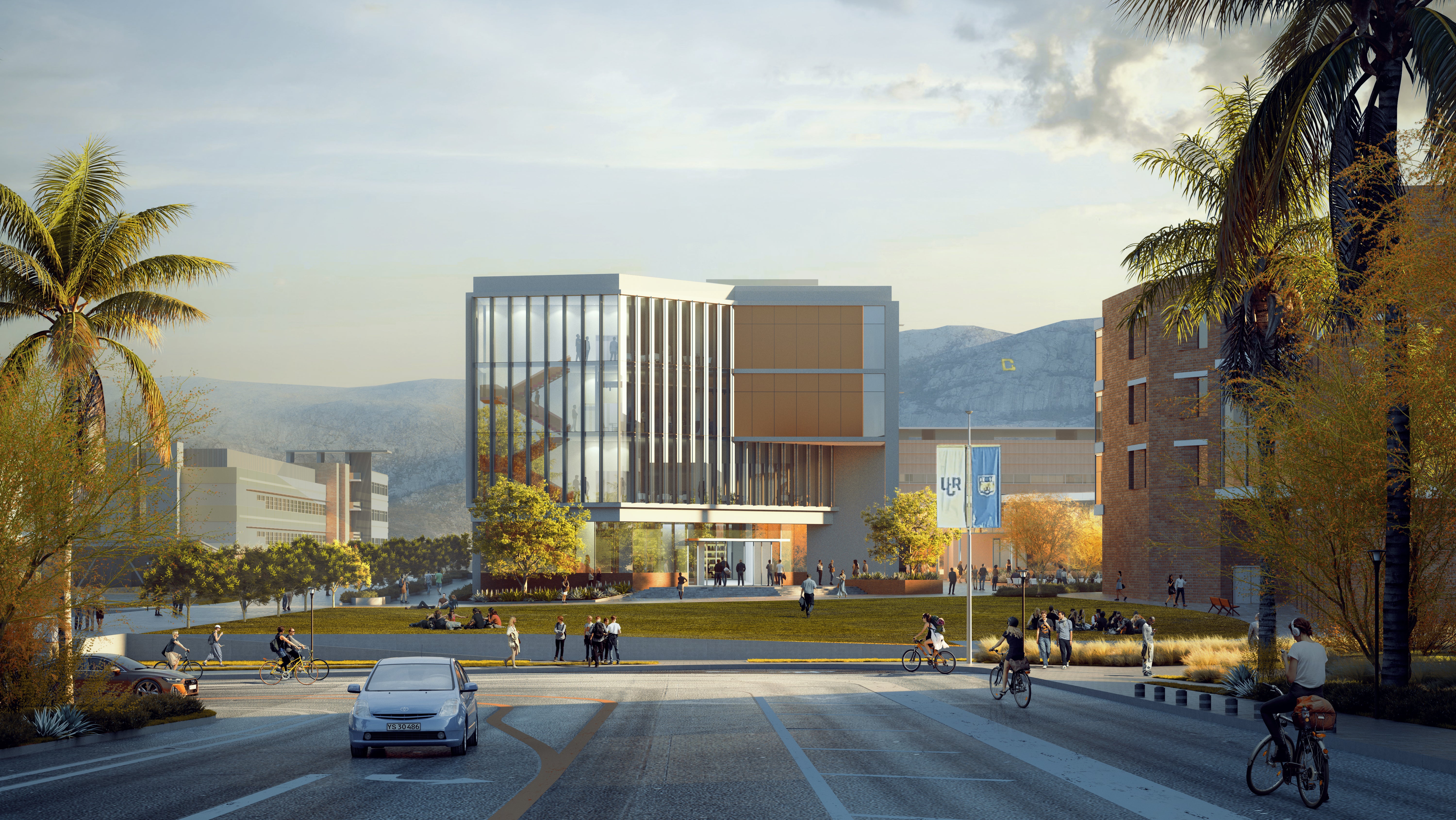 Rendering of the Undergraduate Teaching and Learning Facility (UTLF) 